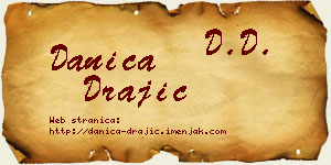 Danica Drajić vizit kartica